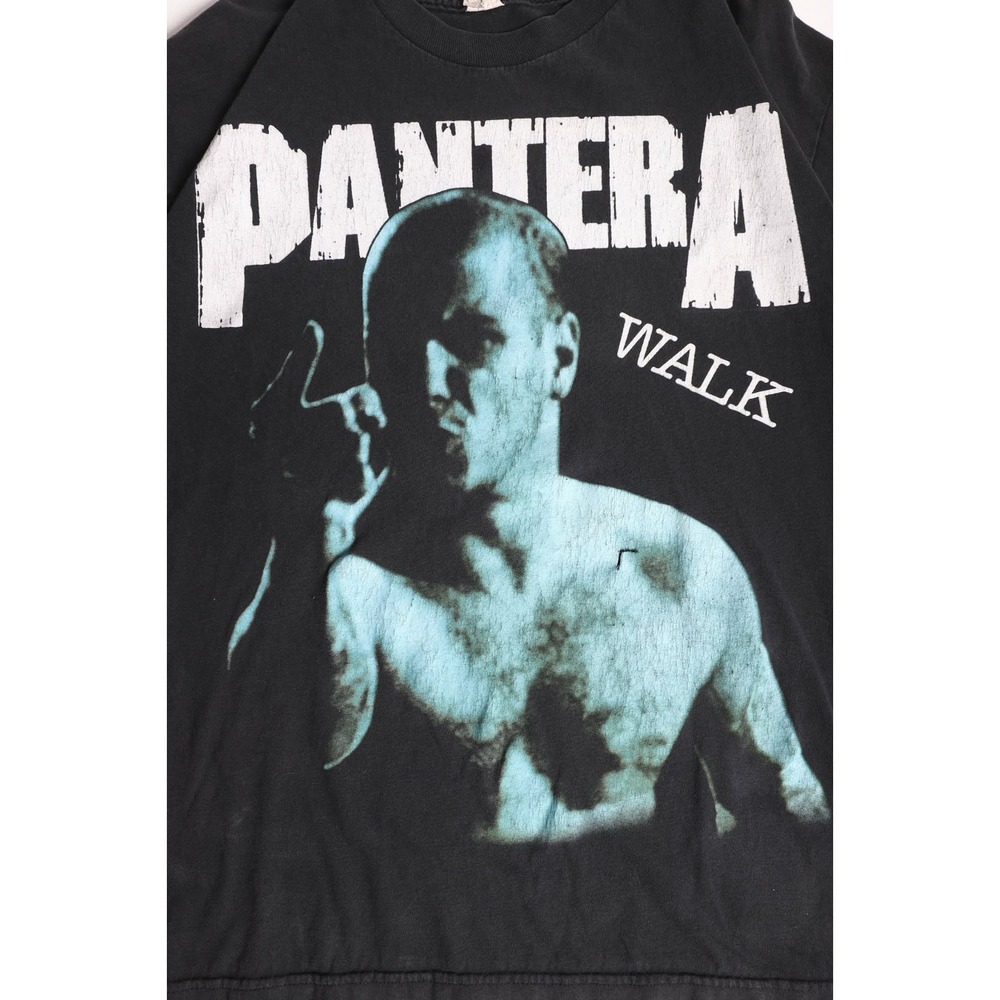 Vintage Pantera Walk Phil Anselmo Band T-Shirt Black XL Alstyle Apparel Metal - Picture 2 of 8